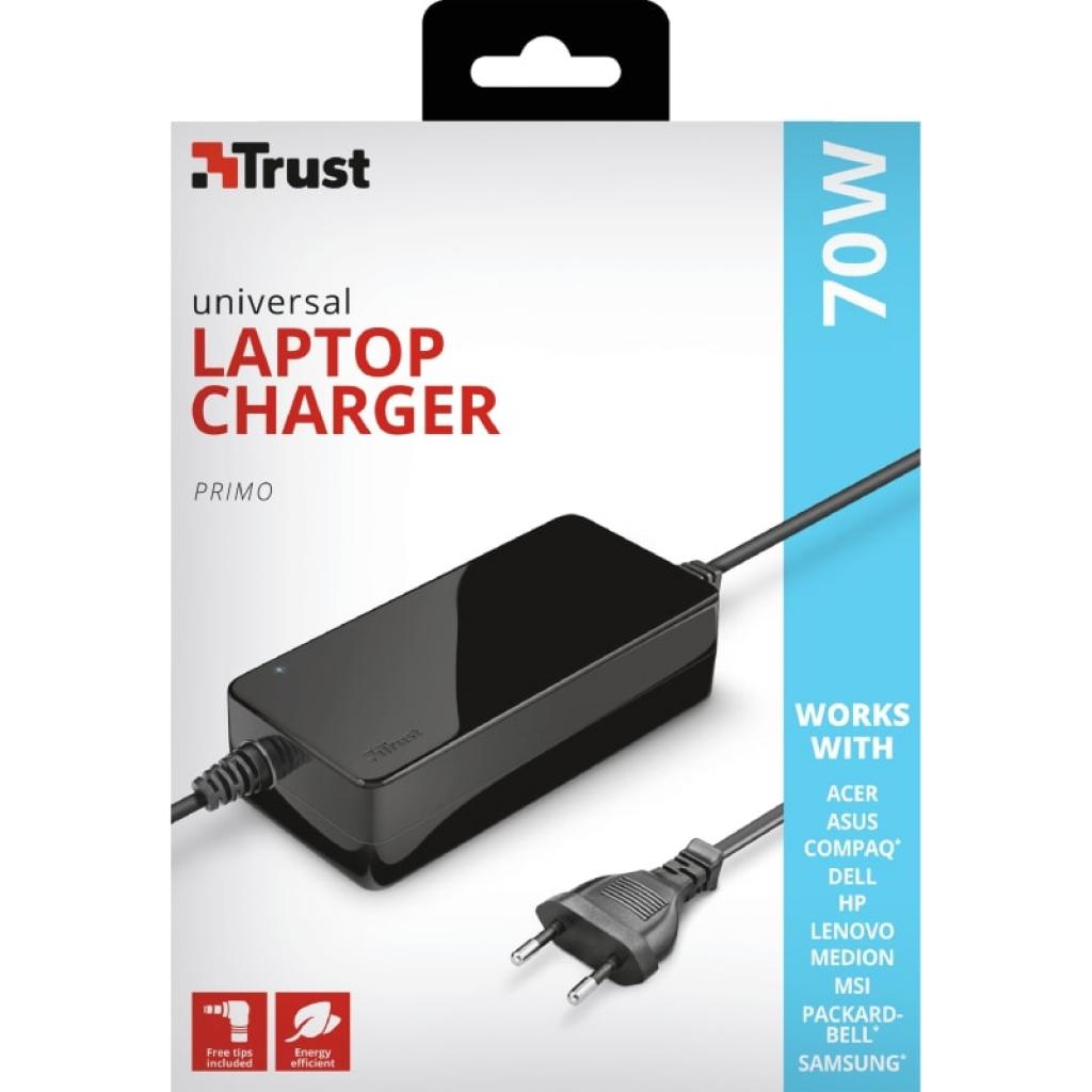 Блок живлення до ноутбуку Trust Xumo 70W Laptop Charger (22923) - зображення 4