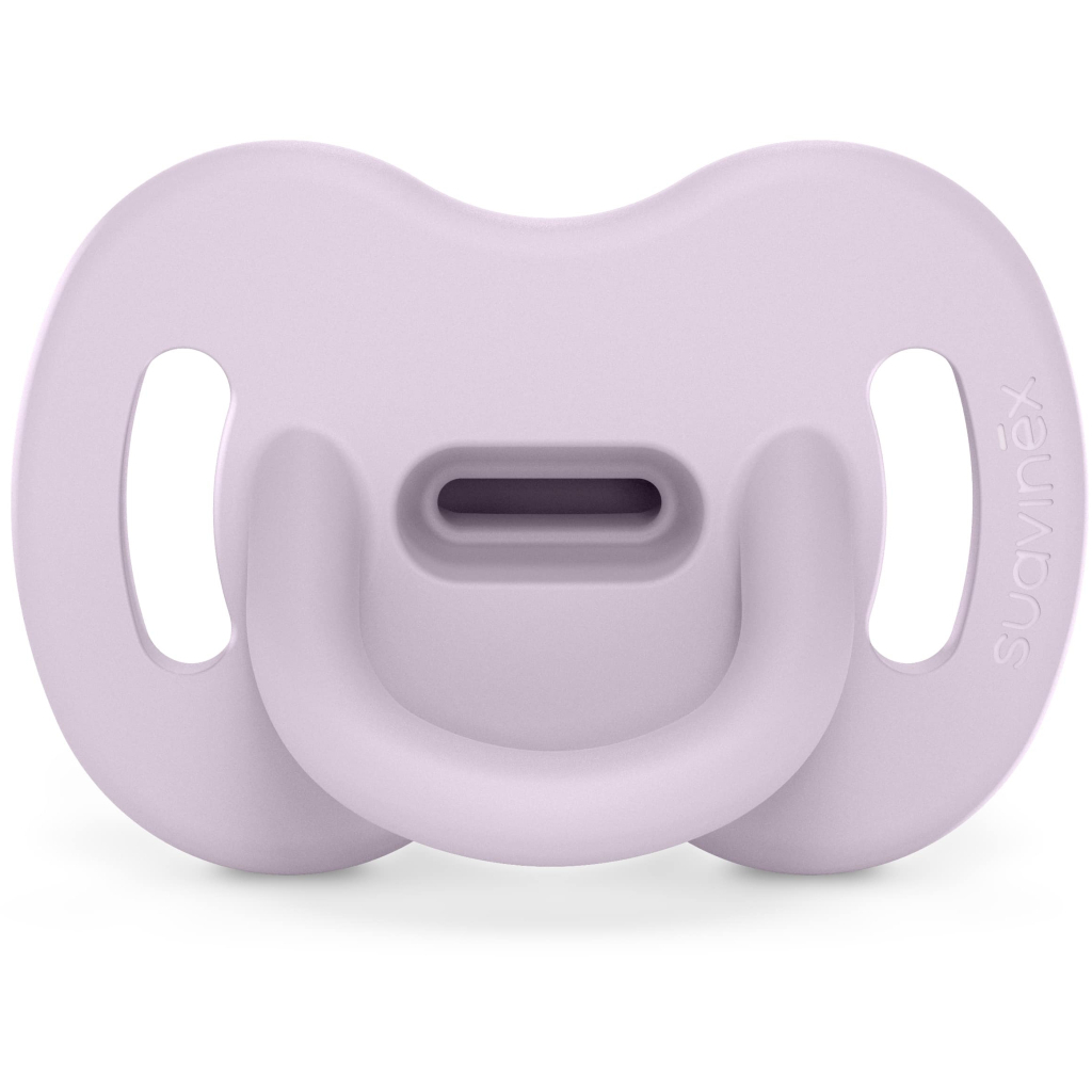 Пустушка Suavinex Colour Essence силіконова фізіологічна, 6-18 місяців, світло-фіолетова (308615) - зображення 1