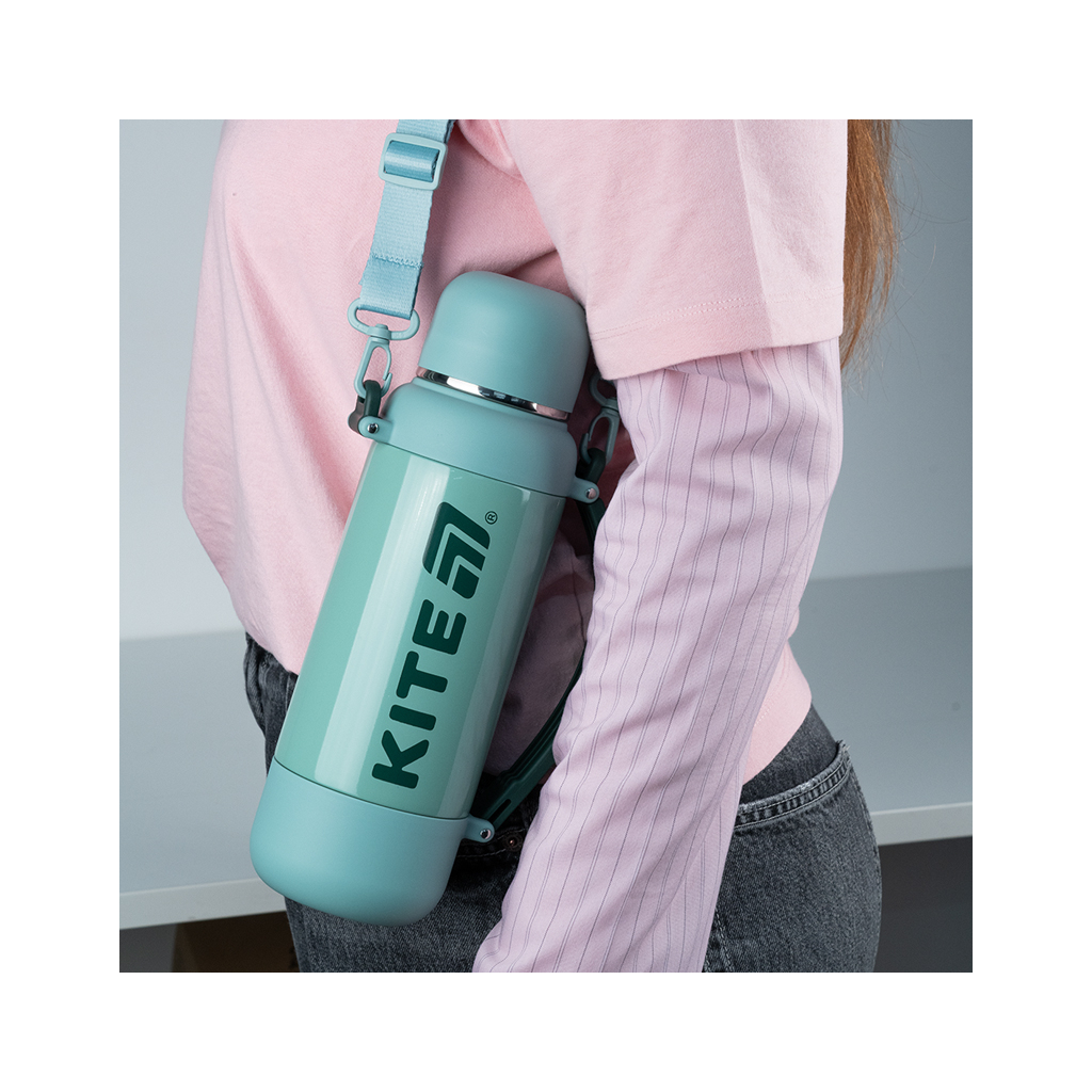 Термос Kite 1200 мл, зелений (K25-1225-3) - изображение 9