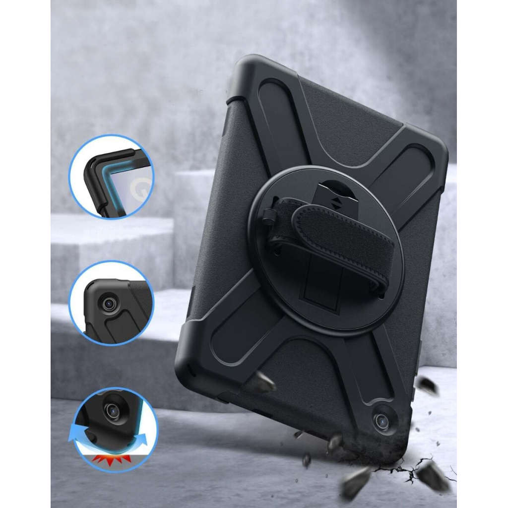 Чохол до планшета BeCover Heavy Duty Case Samsung Galaxy Tab A9 Plus SM-X210/SM-X215/SM-X216 11.0" Black (711680) - зображення 2