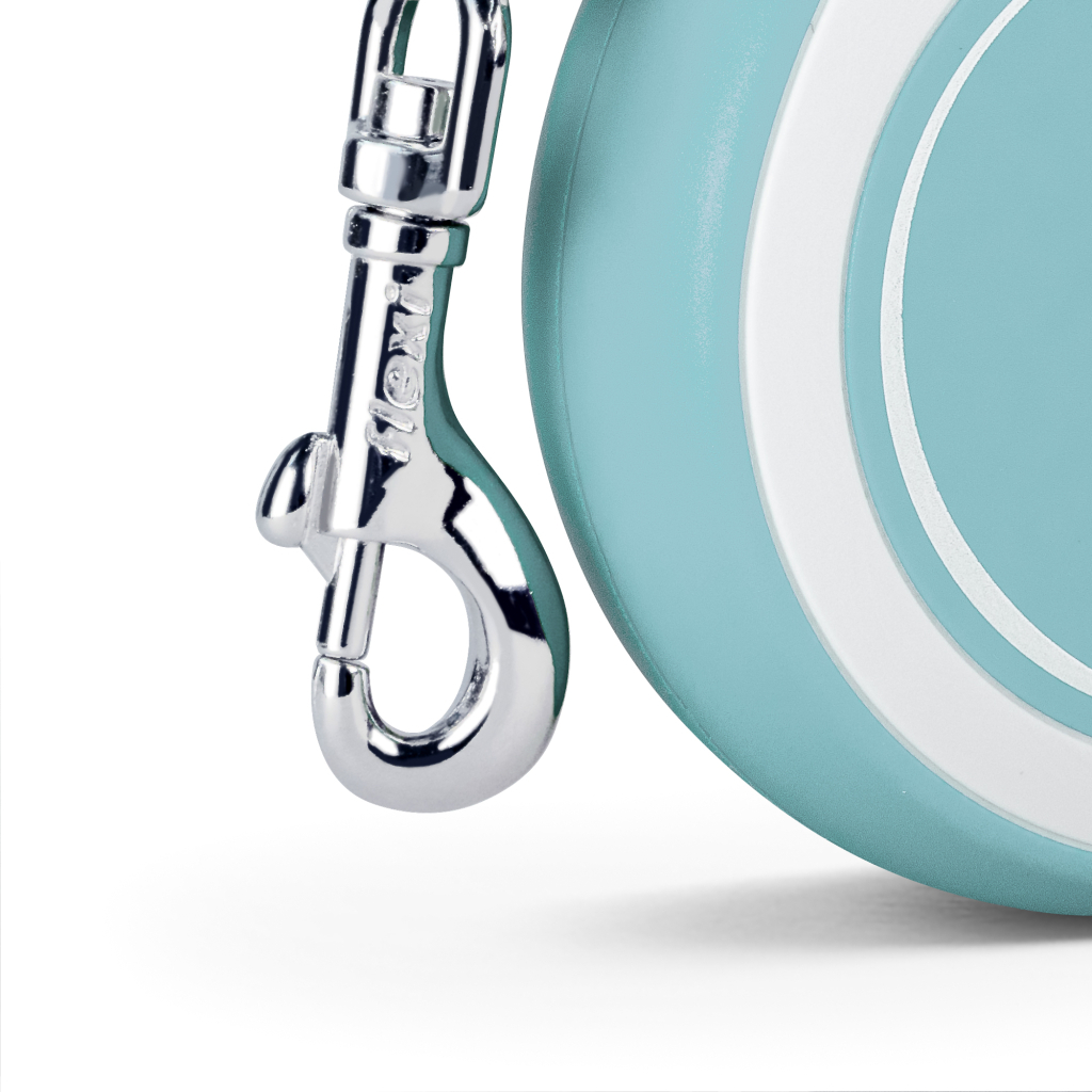 Повідець для собак Flexi New Comfort S стрічка 5 м (блакитний) (4000498043516) - зображення 4