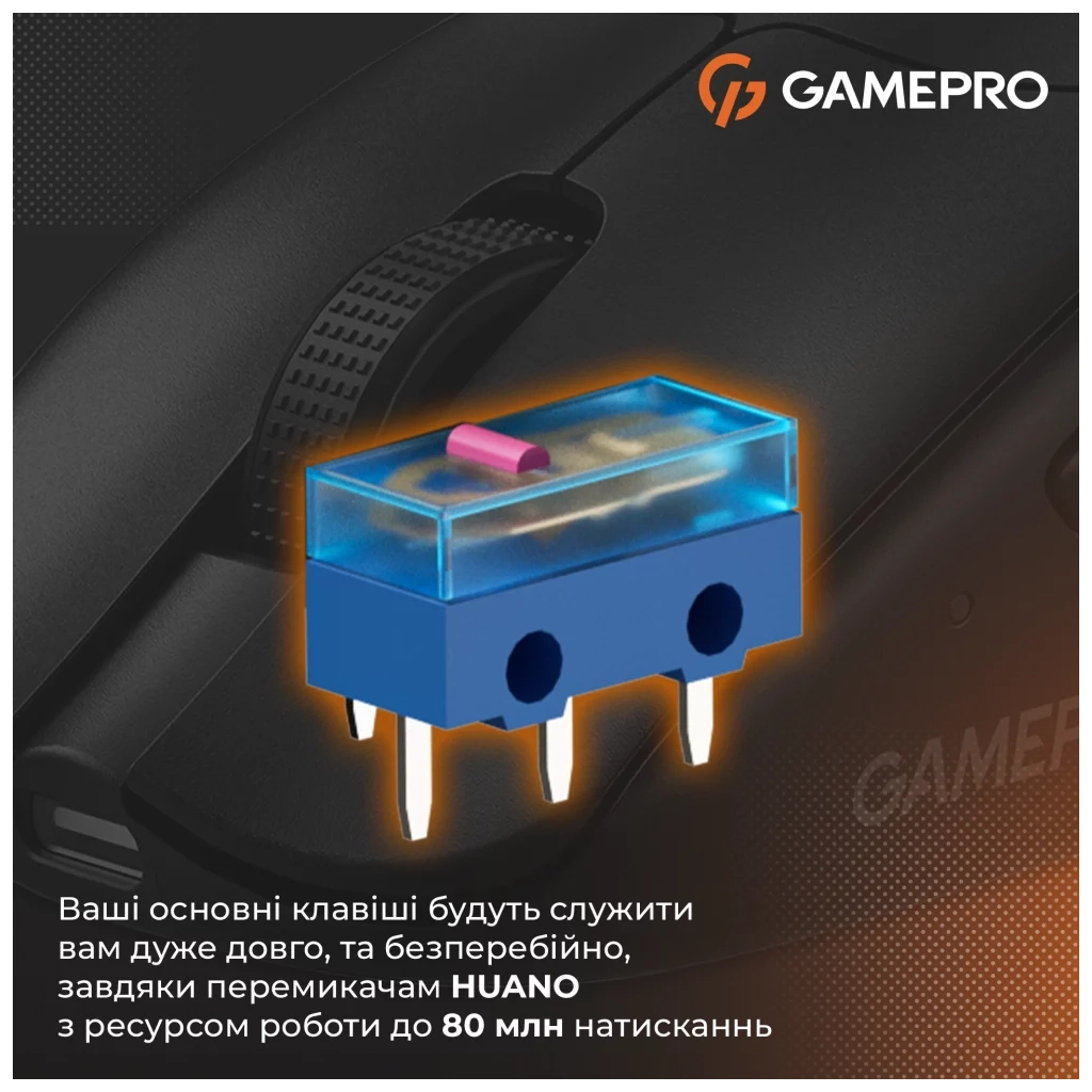 Мишка GamePro Genesis Avenger Wireless/Bluetooth/USB Black (GM096B) - зображення 6