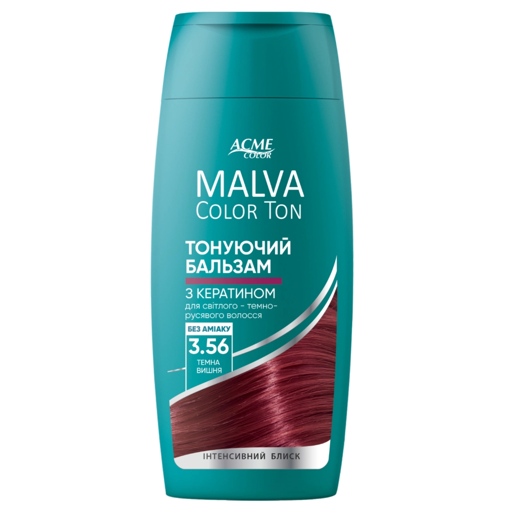 Відтінковий бальзам Acme Color Malva Color Ton 3.56 - Темна вишня 180 мл (4823115503329) - изображение 1