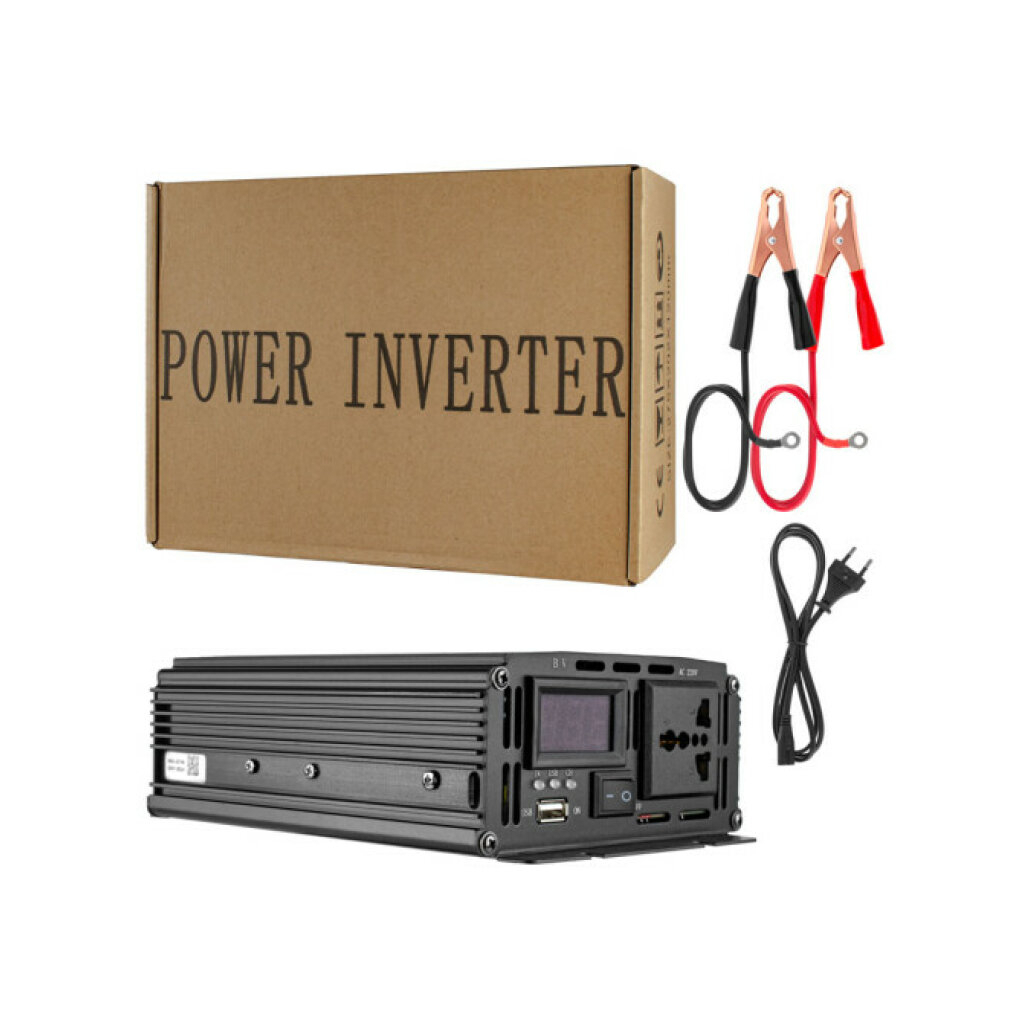 Автомобільний інвертор Belttt із зарядним пристроєм 500W, модифікована синусоїда (BEU-500L) - зображення 5