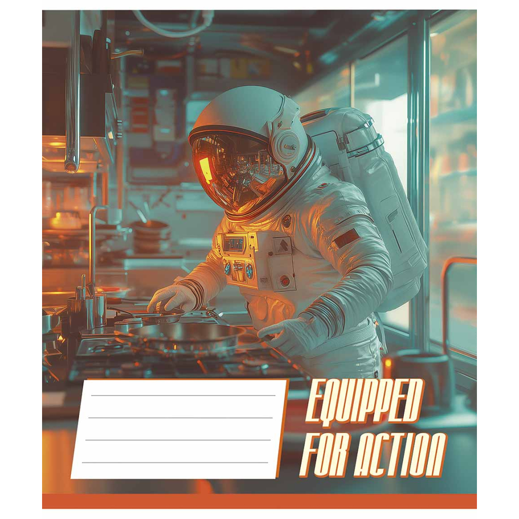 Зошит Школярик Equipped for action 36 аркушів клітинка (036-3519K) - зображення 3