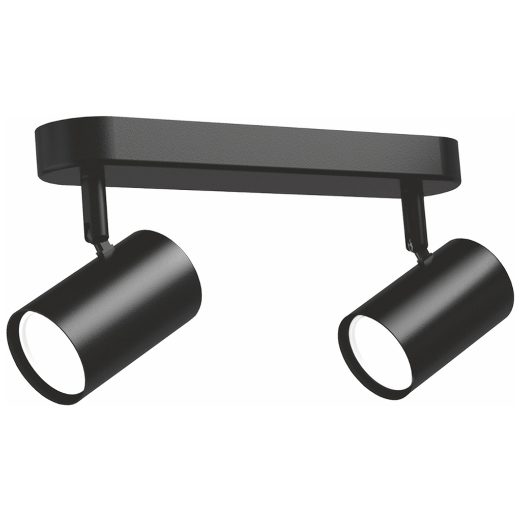 Світильник точковий Videx під лампу 2xGU10 накладний поворотний (VL-SPF05B-BPB) - зображення 1