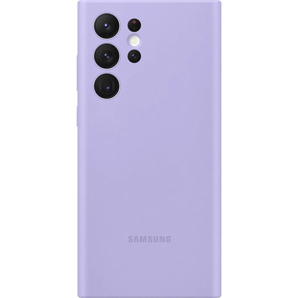 Чохол до мобільного телефона Samsung Silicone Cover Galaxy S22 Ultra Lavender (EF-PS908TVEGRU) - зображення 1