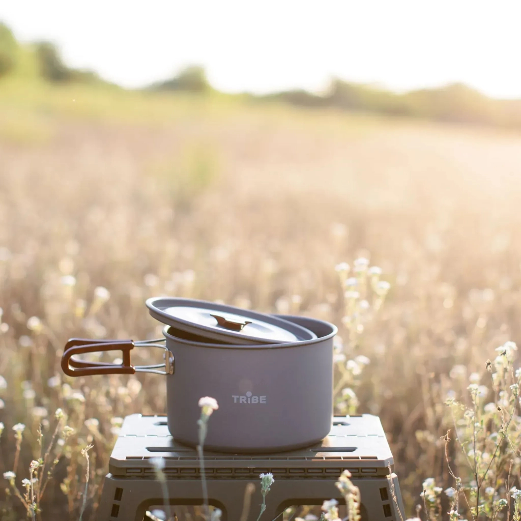 Котел туристичний Tribe Pot 3 л Alu алюмінієвий grey (T-FH-0015-grey) - изображение 11