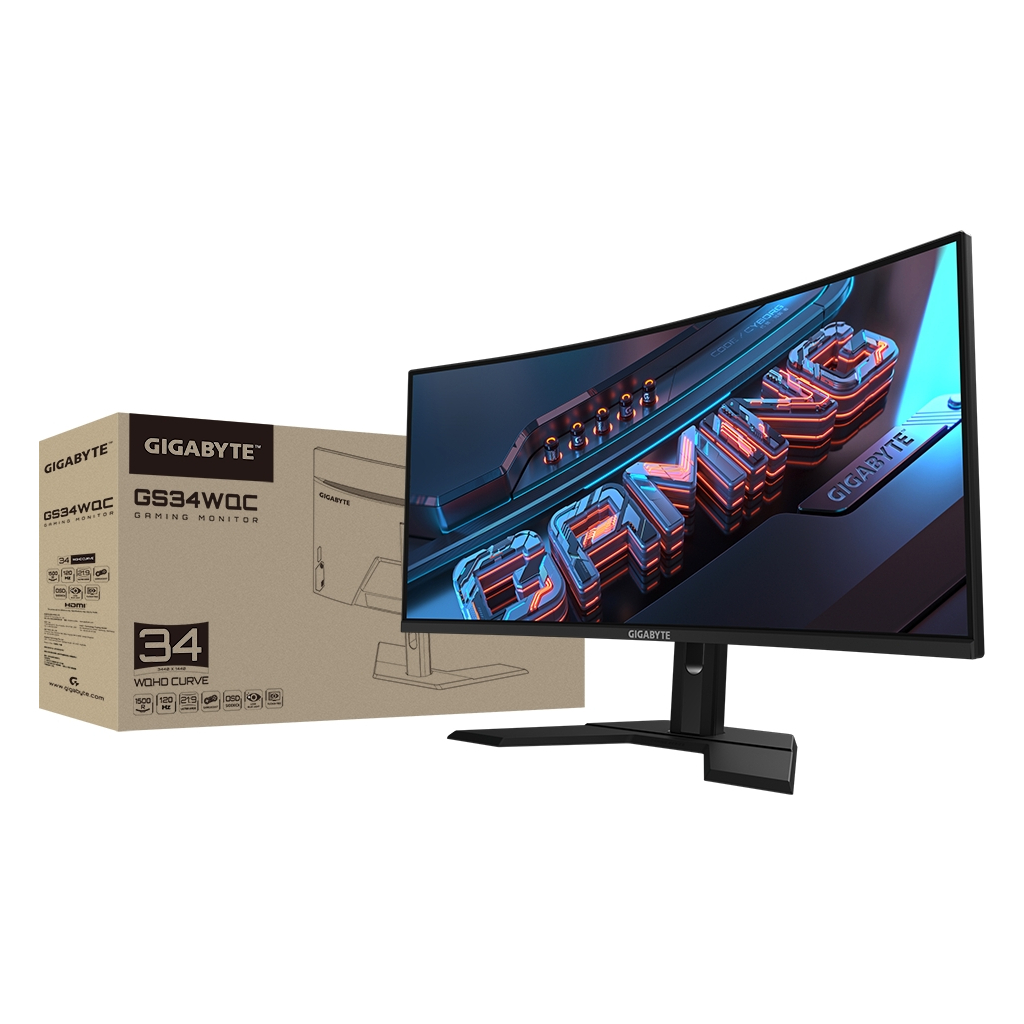 Монітор GIGABYTE GS34WQC Gaming Monitor - зображення 9