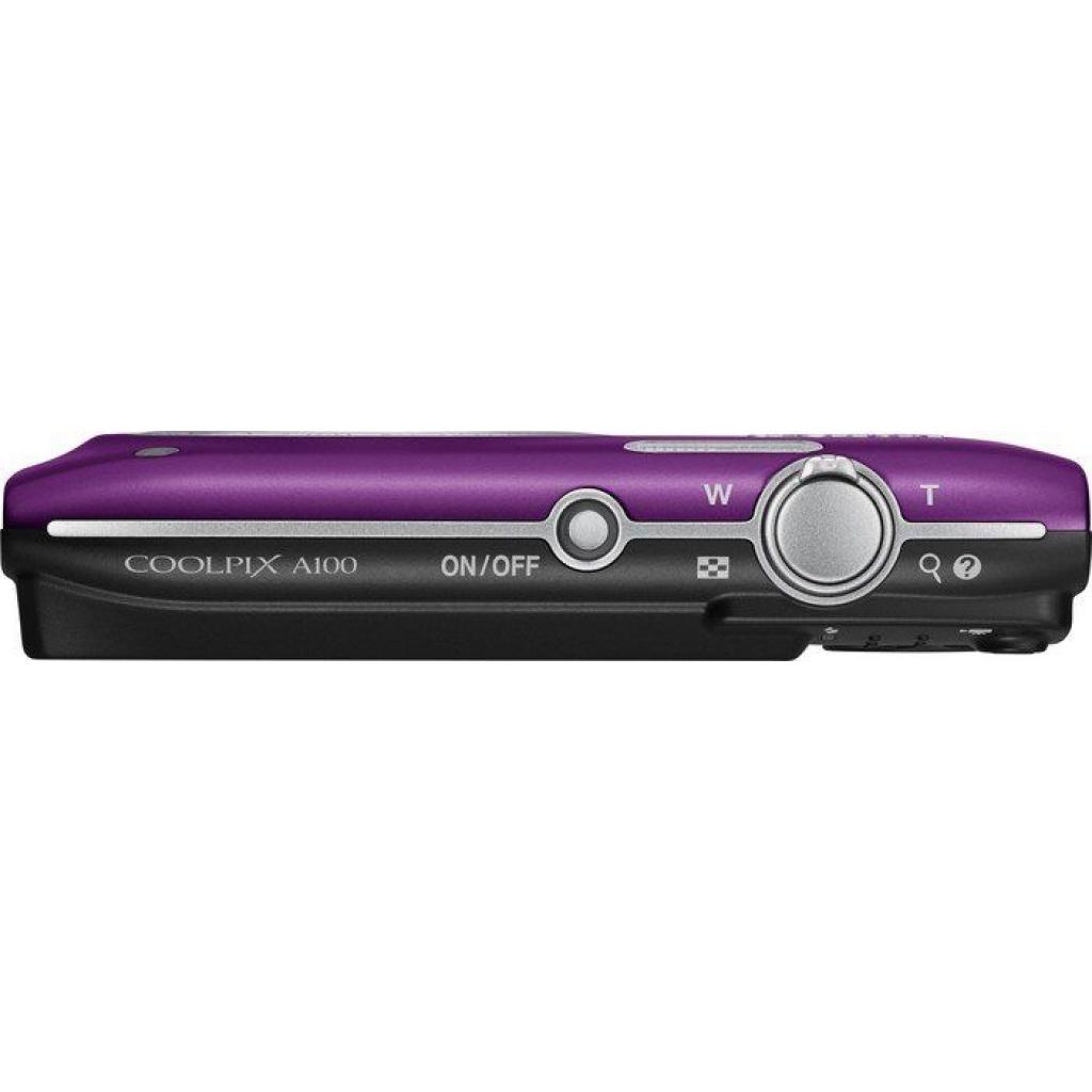 Цифровий фотоапарат Nikon Coolpix A100 Purple (VNA973E1) - зображення 5