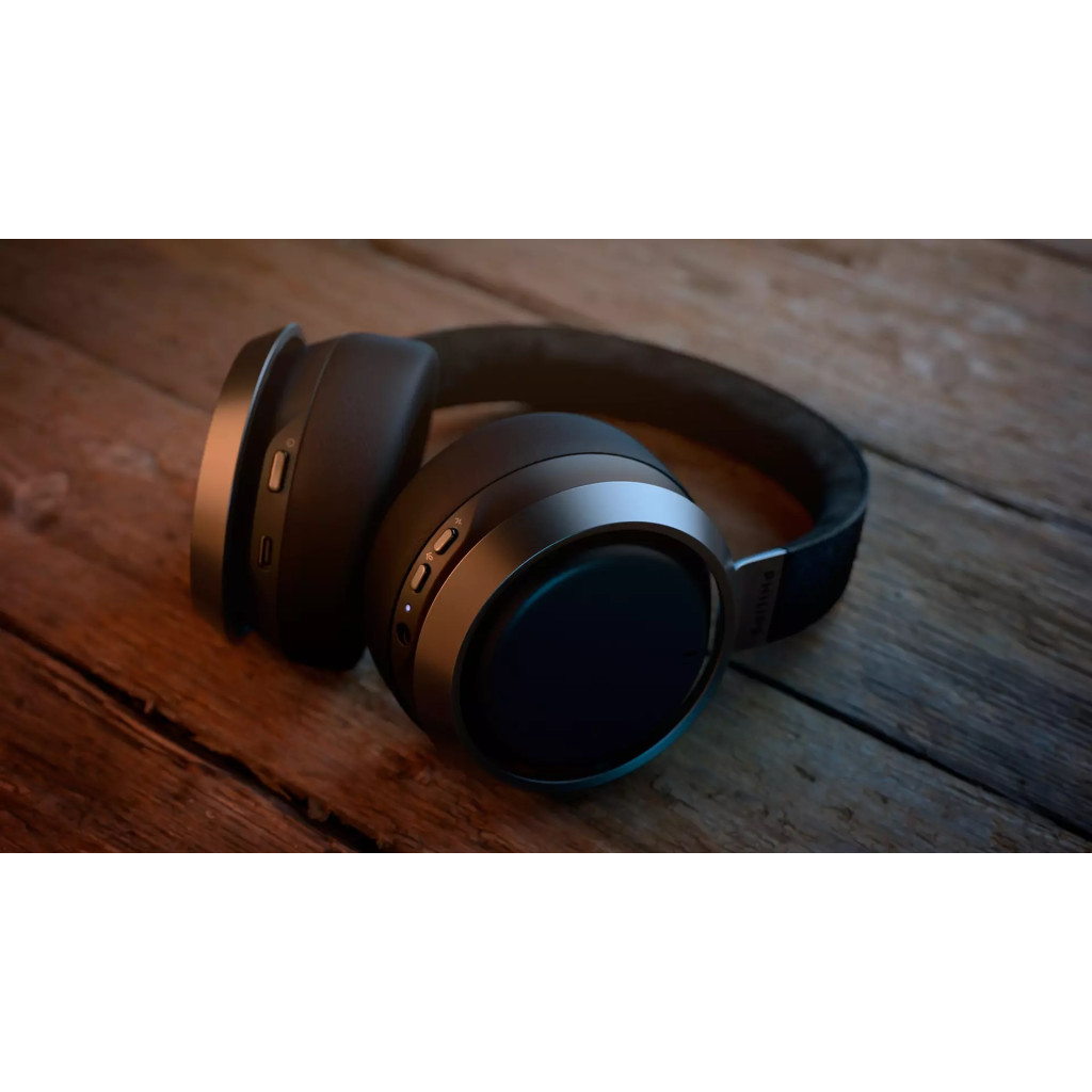 Навушники Philips Fidelio L3 Over-ear ANC Hi-Res Wireless Mic Black (L3/00) - зображення 6