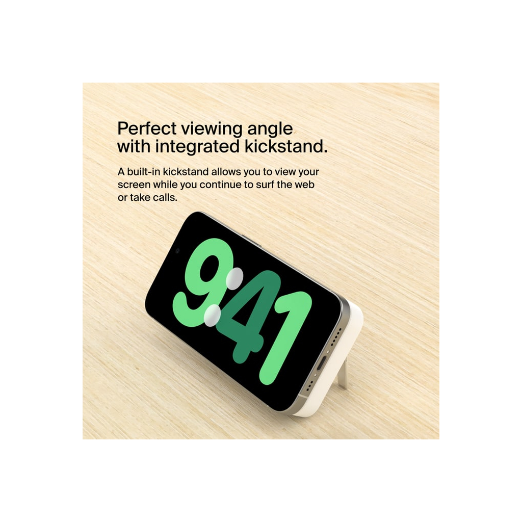 Батарея універсальна Belkin 10000mAh MagSafe Wireless Qi2 White (BPD008BTWH) - зображення 10