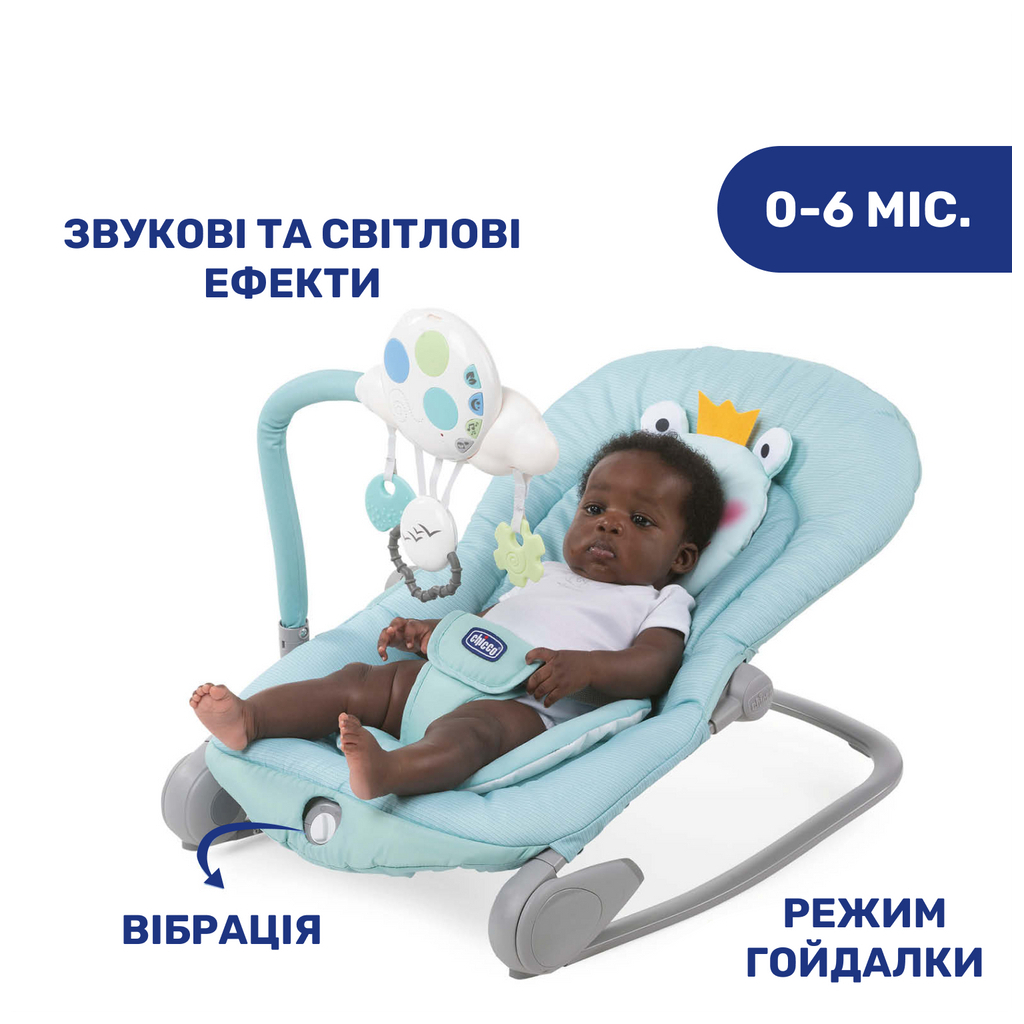 Крісло-гойдалка Chicco Balloon бірюзове (79652.60) - зображення 2