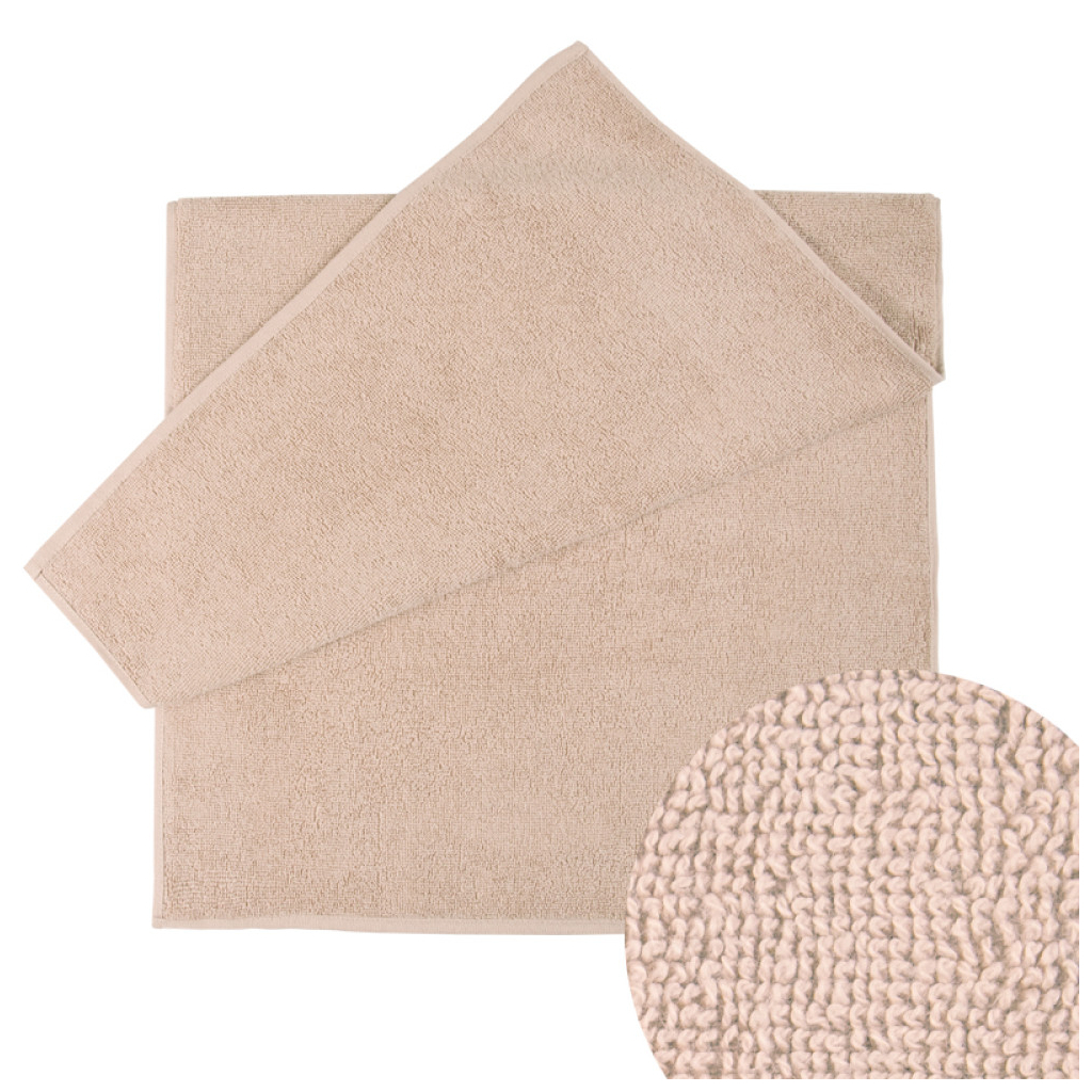 Рушник Ярослав махровий ЯР-500 бежевий 40х70 см (37908) - зображення 1