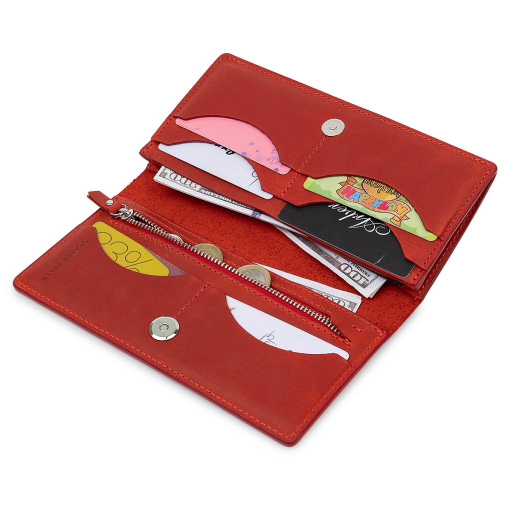 Гаманець Grande Pelle Червоний (11512) - зображення 4