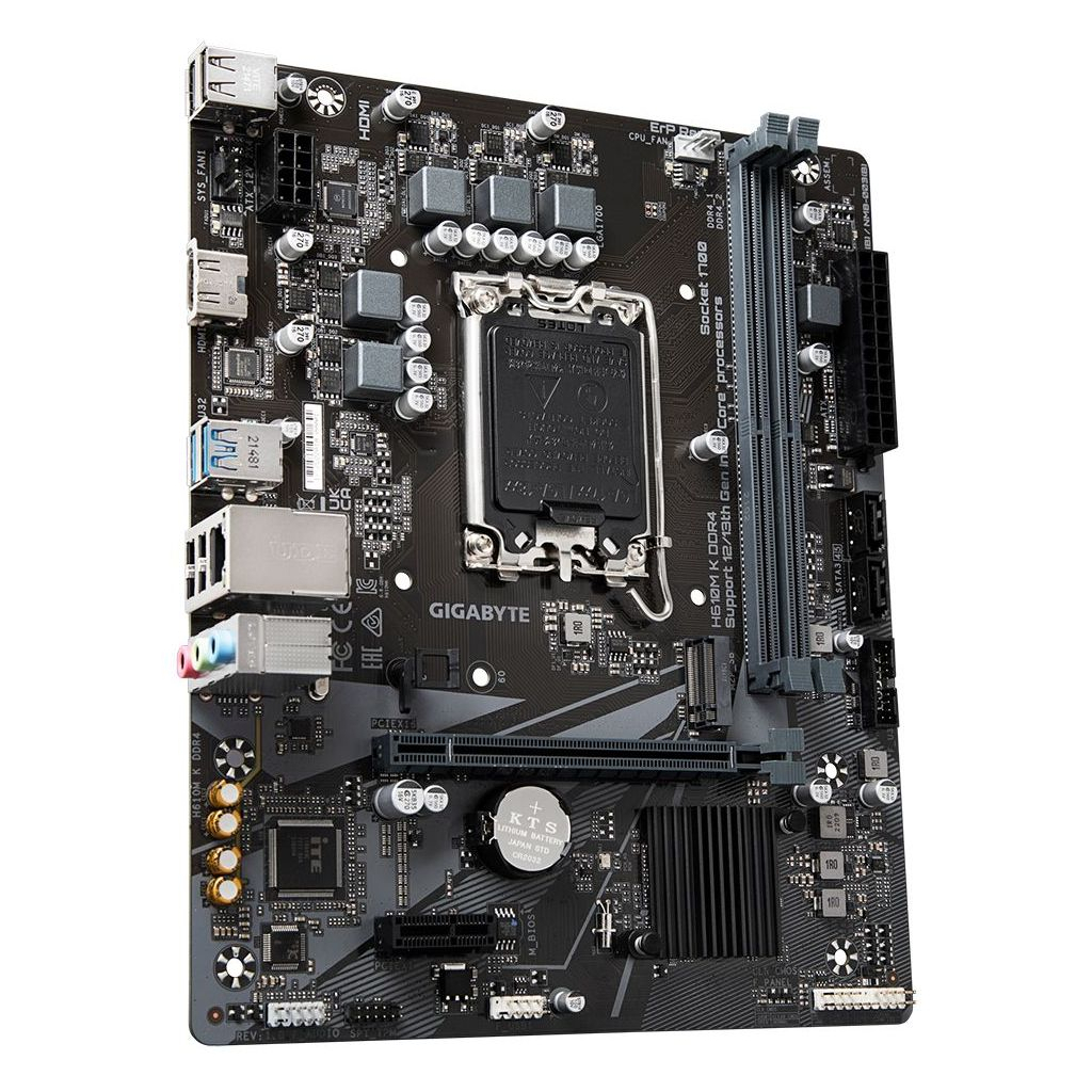 Материнська плата GIGABYTE H610M K DDR4 - зображення 4