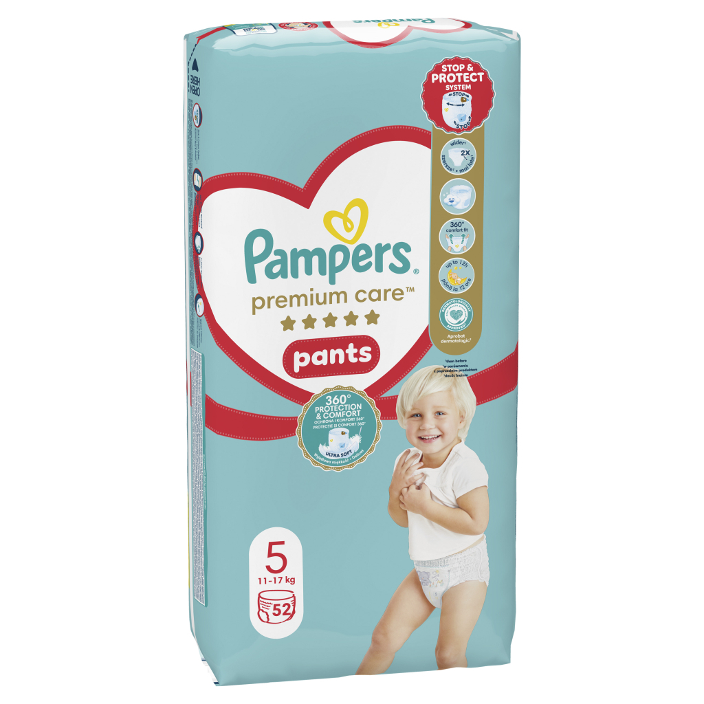 Підгузки Pampers Premium Care Pants Junior 5, 52 шт (8001090760036) - зображення 2
