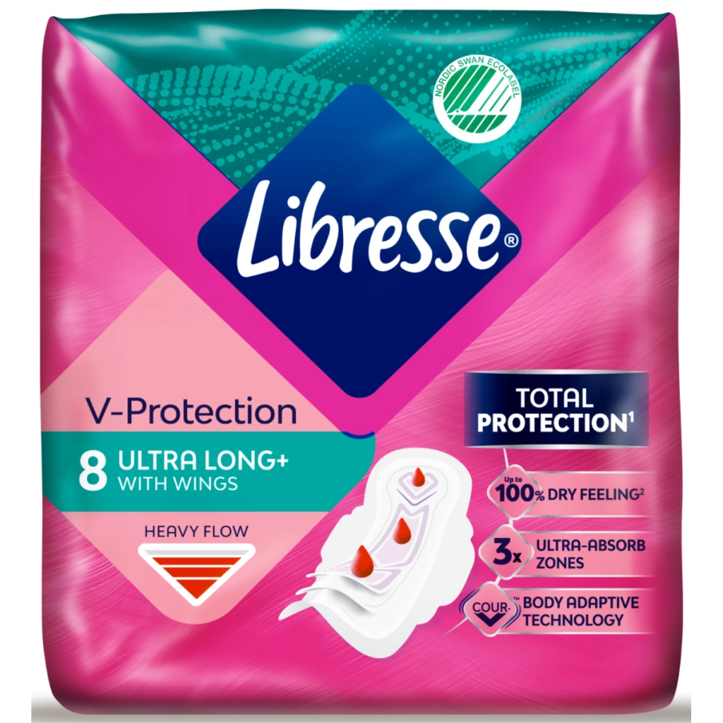 Гігієнічні прокладки Libresse Ultra Super Soft 8 шт (7322540388480) - изображение 2