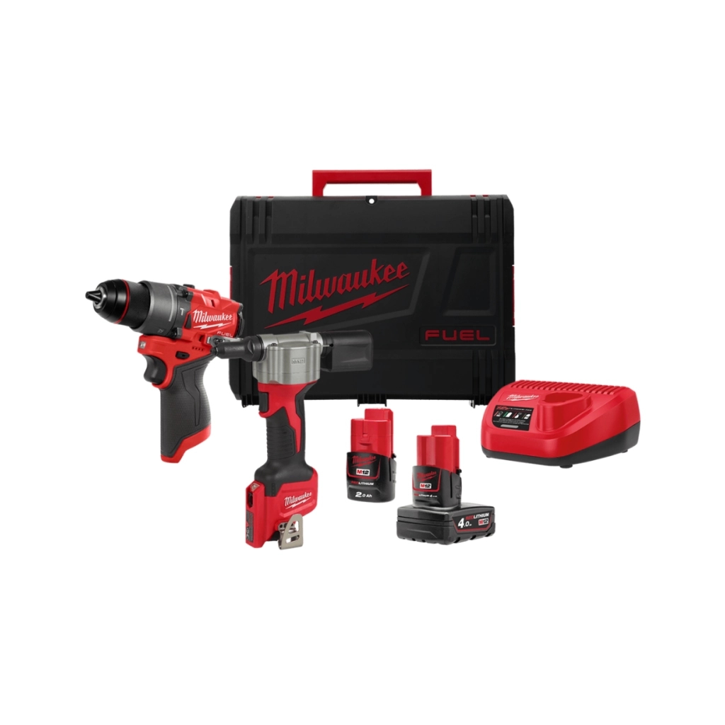 Набір електроіструментів Milwaukee M12 FPP2D2-422X FUEL POWER PACK IN2 (4933480593) - зображення 1