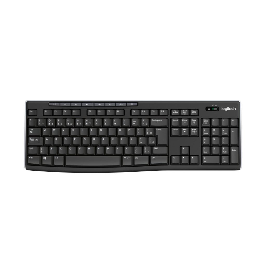 Клавіатура Logitech K270 Wireless UA Black (920-003738) - зображення 1