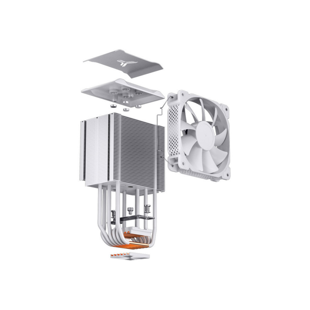 Кулер до процесора JONSBO HX6240 White - зображення 11