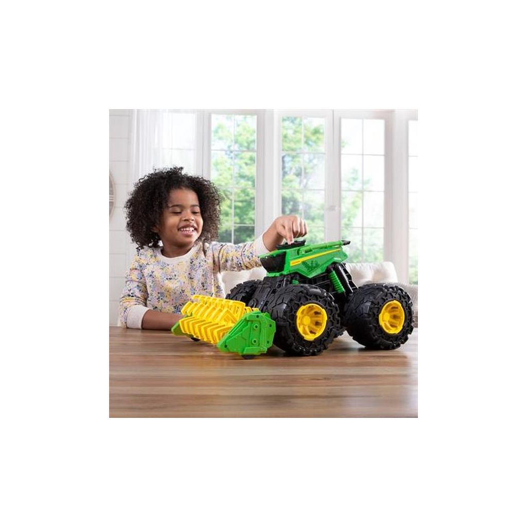 Спецтехніка John Deere Kids Monster Treads з молотаркою і великими колесами (47329) - зображення 8