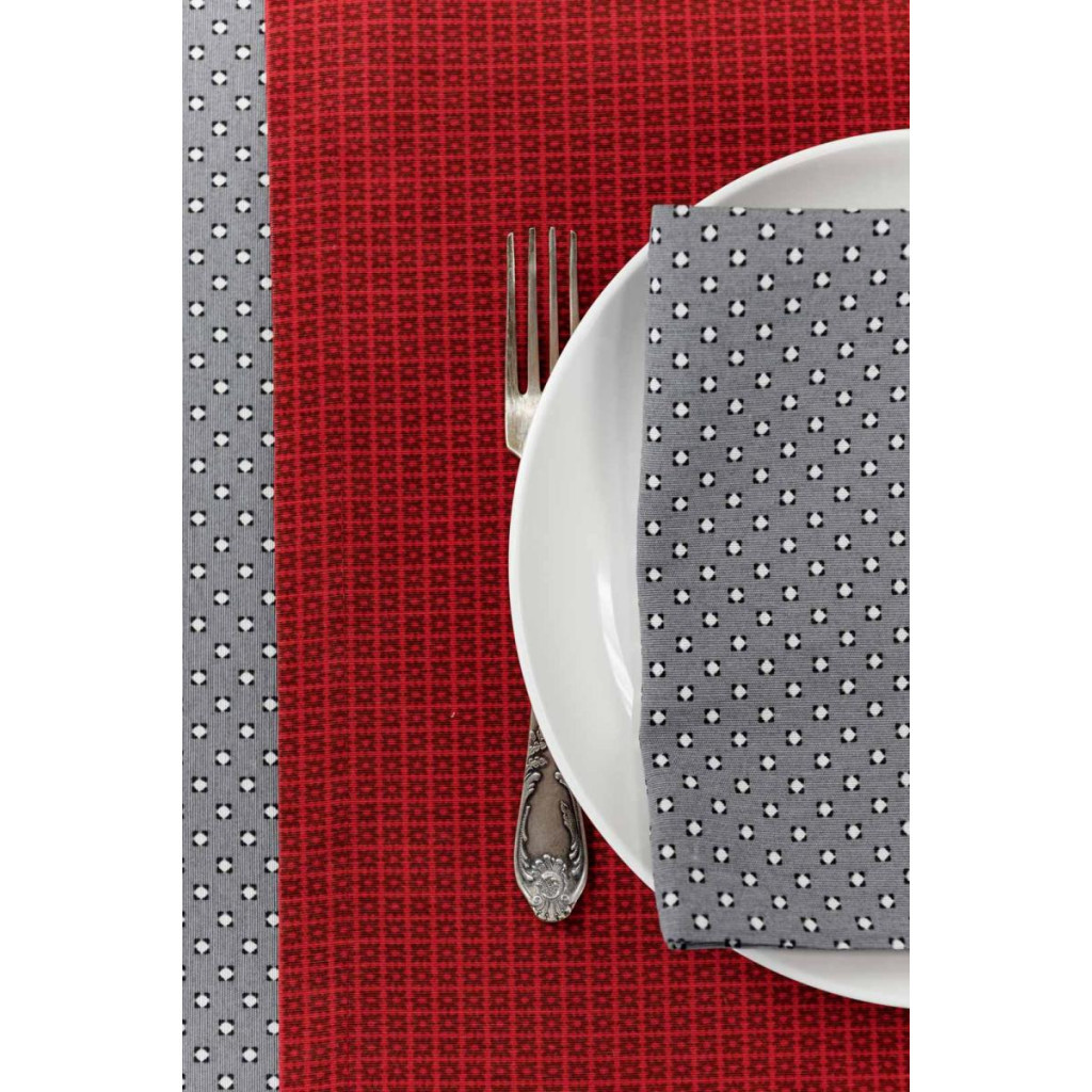 Серветка на стіл Прованс Merry Christmas сіра 35x45 см (4823093448780) - зображення 8