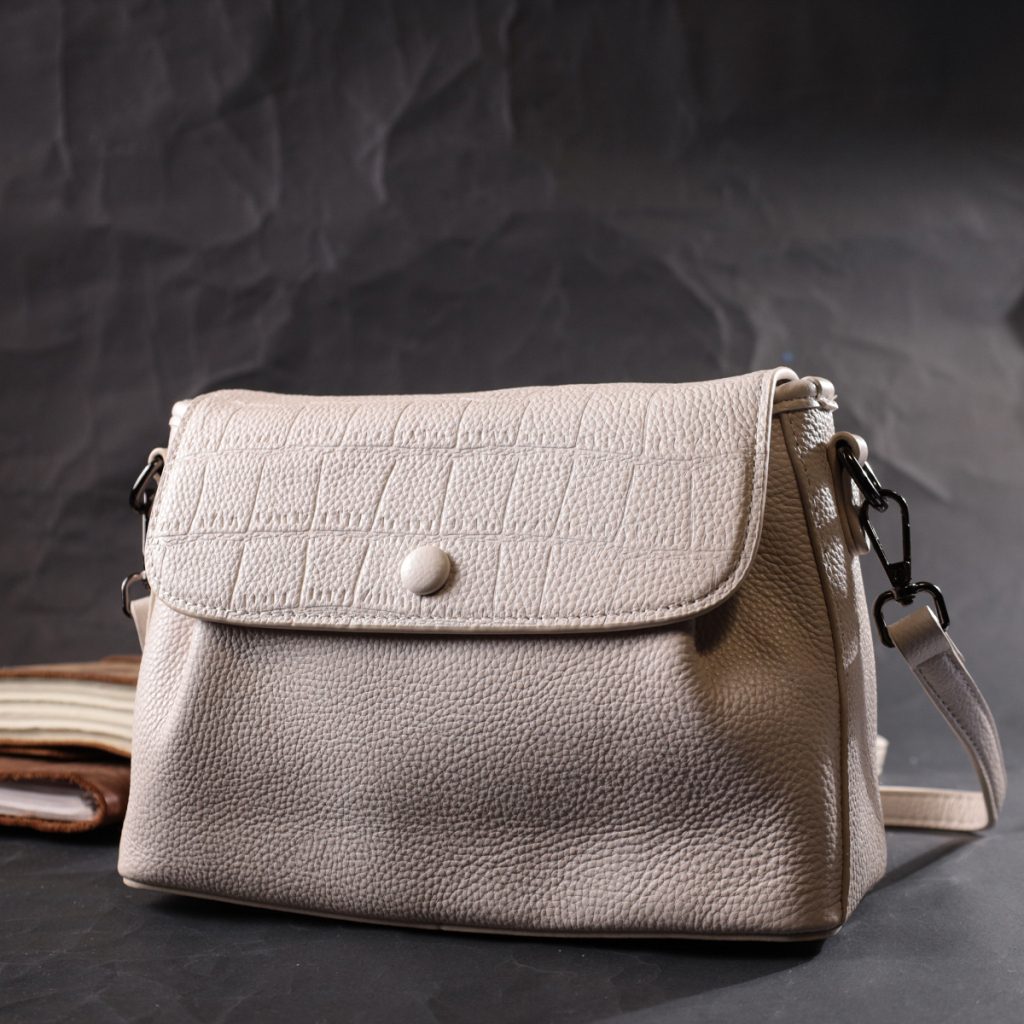 Сумка Vintage З натуральної шкіри Біла (22331) - зображення 10