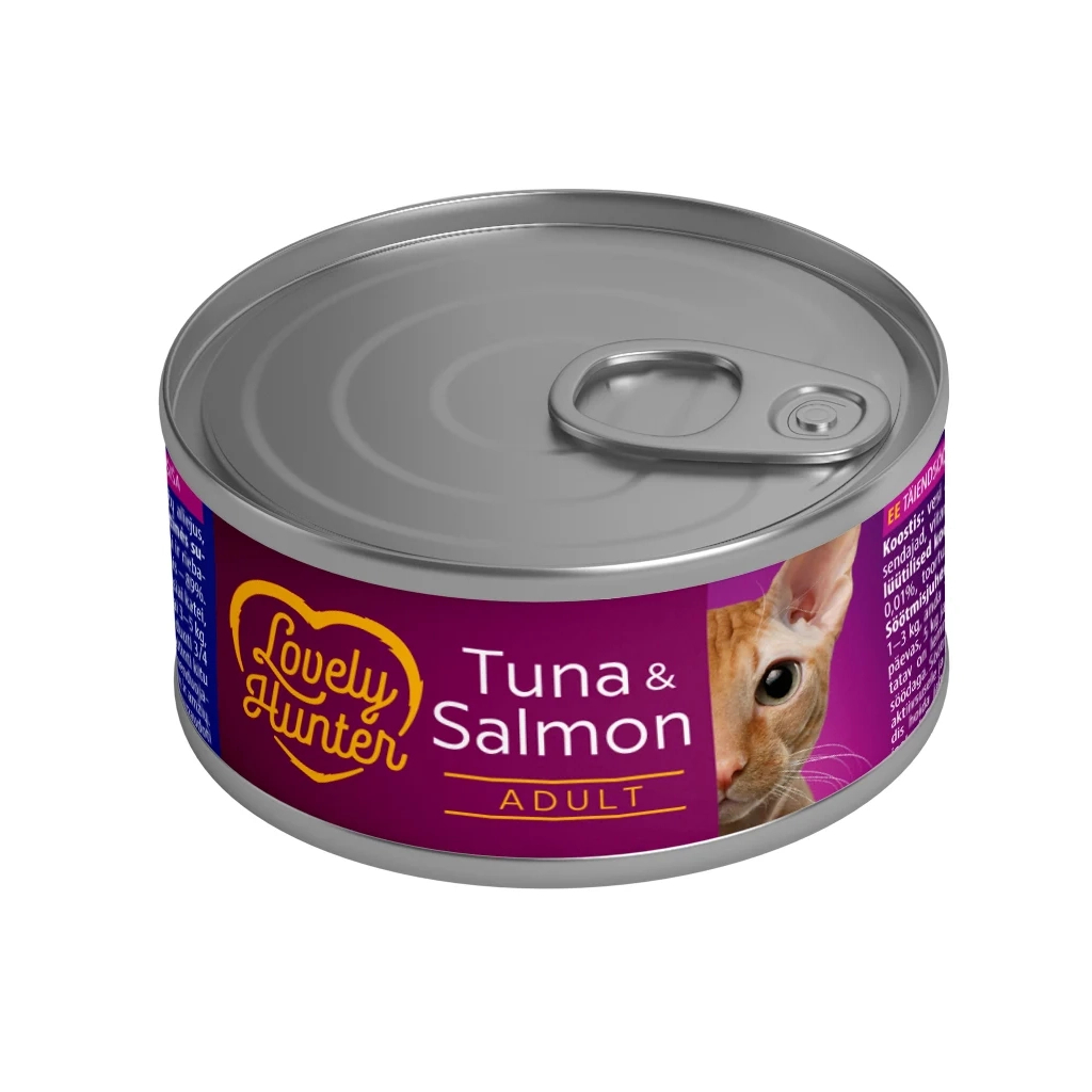 Консерви для котів Lovely Hunter Adult cats Tuna & Salmon 85 г (LHU45476) - зображення 1