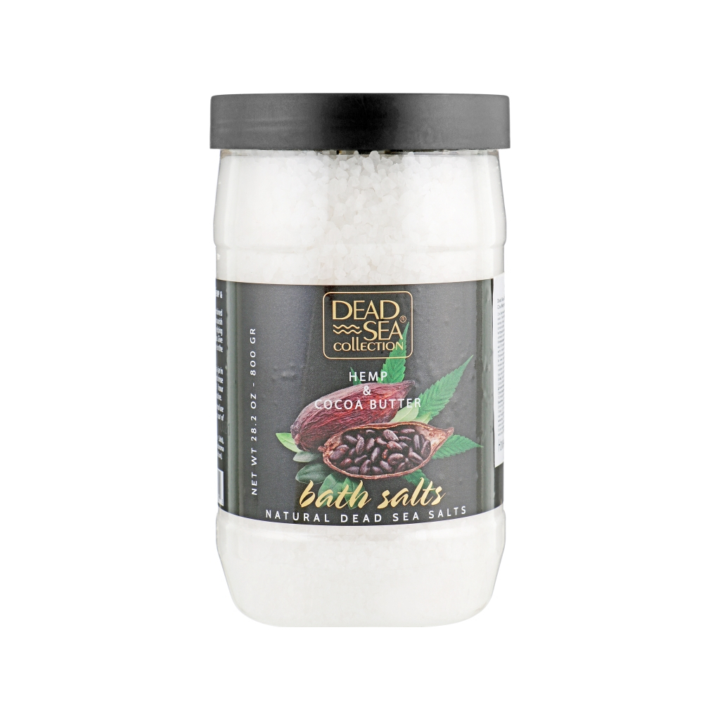 Сіль для ванн Dead Sea Collection з маслом коноплі та какао 800 г (830668008212) - зображення 1