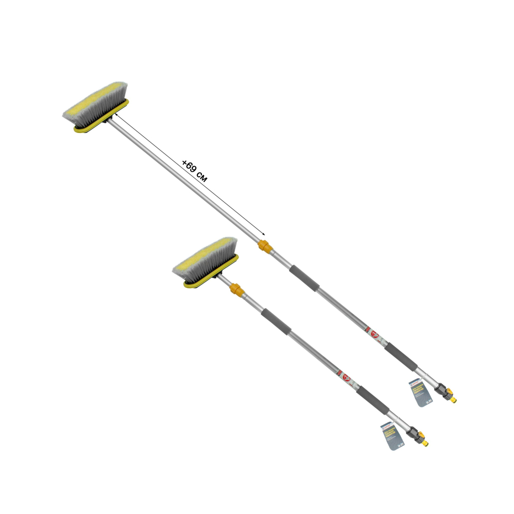 Щітка для миття SAPFIRE з підключенням води 90-165 см SA-291 (400083) - зображення 2
