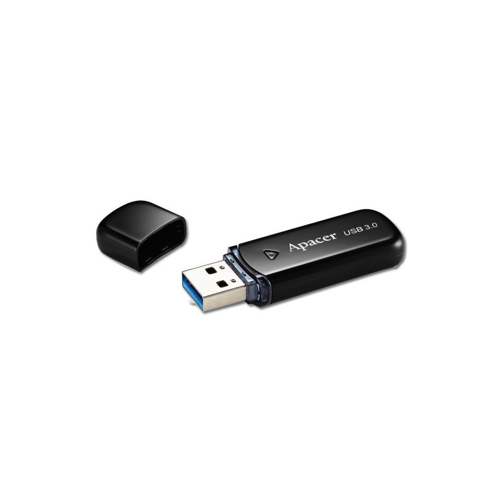 USB флеш накопичувач Apacer 32GB AH355 Black USB 3.0 (AP32GAH355B-1) - зображення 3