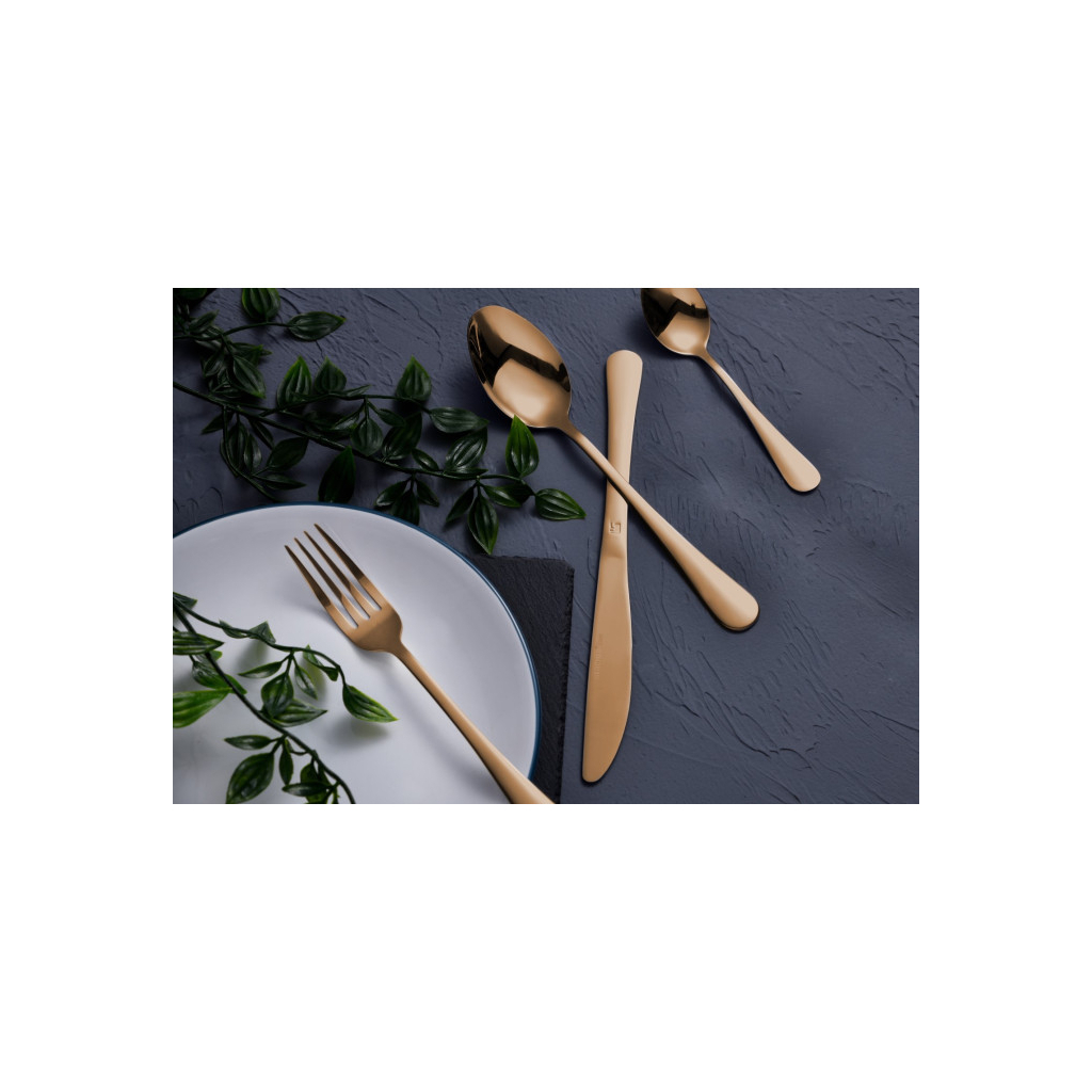 Набір столових приборів Bergner Munich 24 предмета (BG-5131-CH) - зображення 6