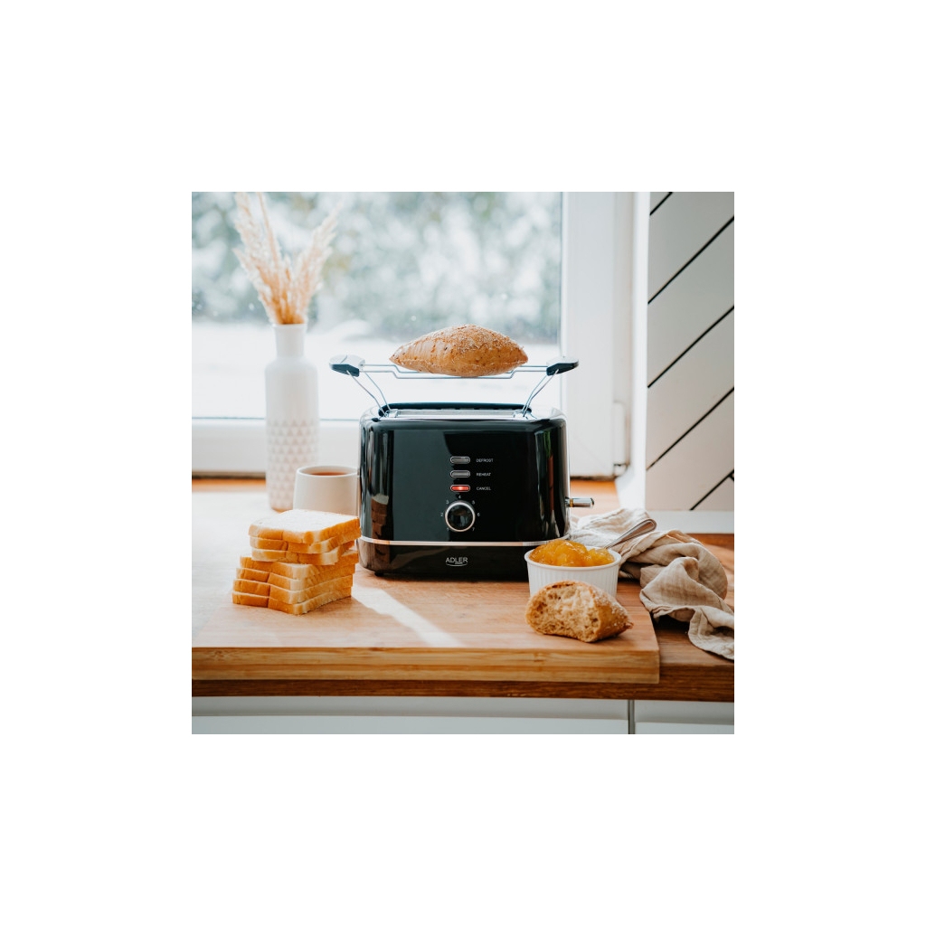 Тостер Adler AD 3224 black - изображение 8