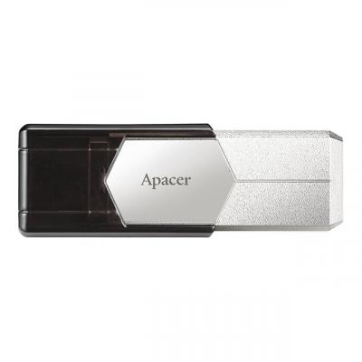 USB флеш накопичувач Apacer 64GB AH650 Silver USB 3.0 (AP64GAH650S-1) - зображення 1