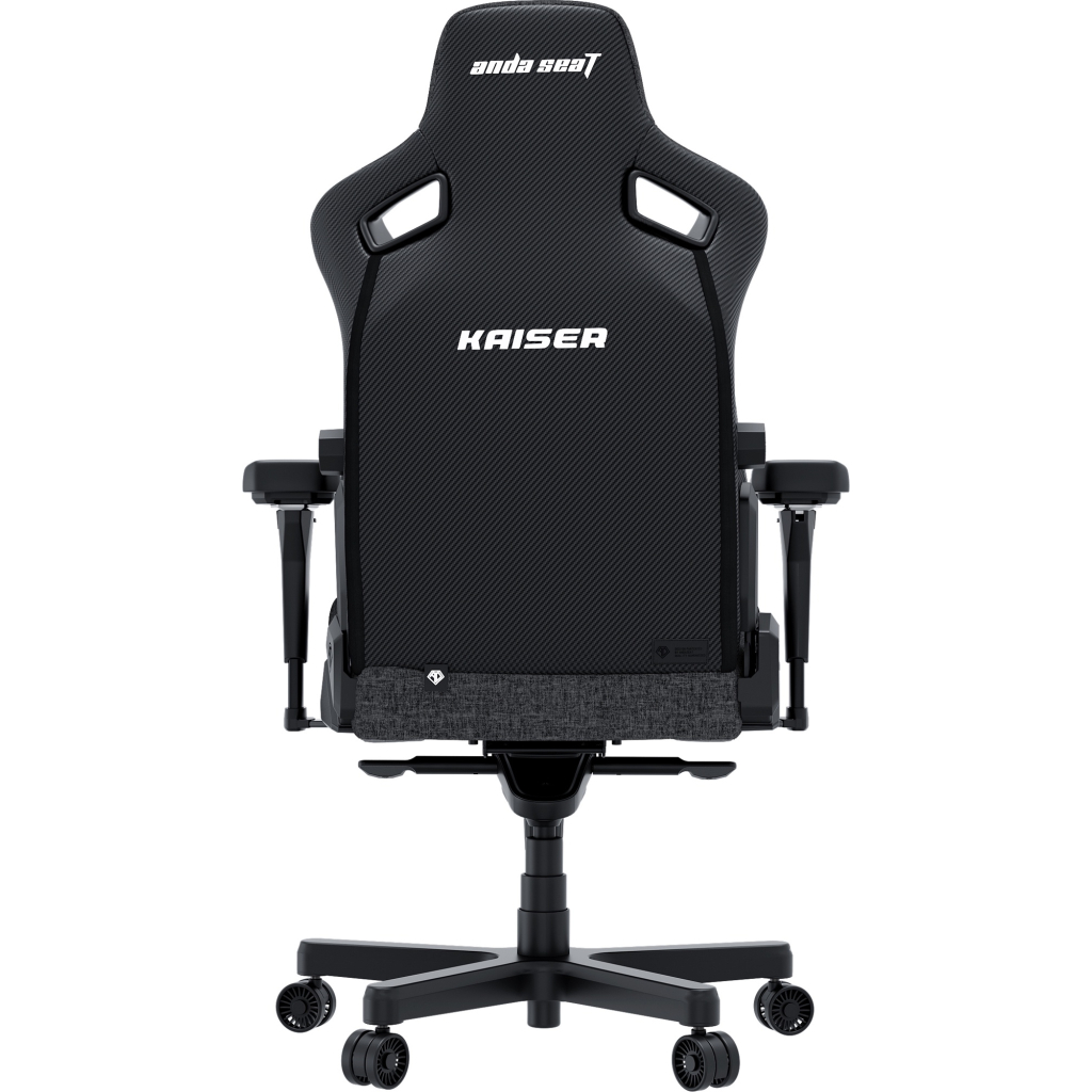 Крісло ігрове Anda Seat Kaiser 3 Pro Fabric Size XL Dark Gray (AD12YDC-XL-01-GB-PV/F-G01) - зображення 6