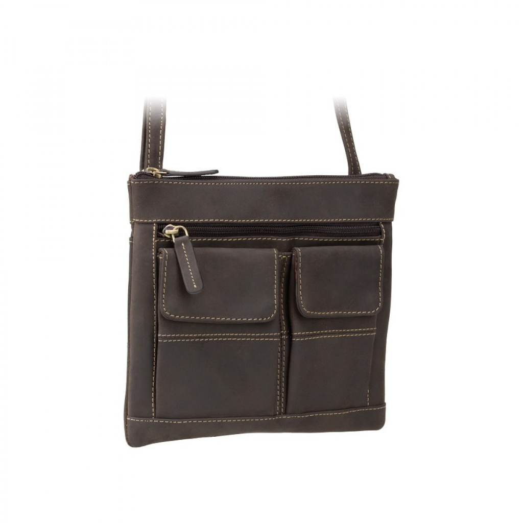 Сумка Visconti 18608 Slim Bag Oil Brown (18608 OIL BRN) - зображення 2