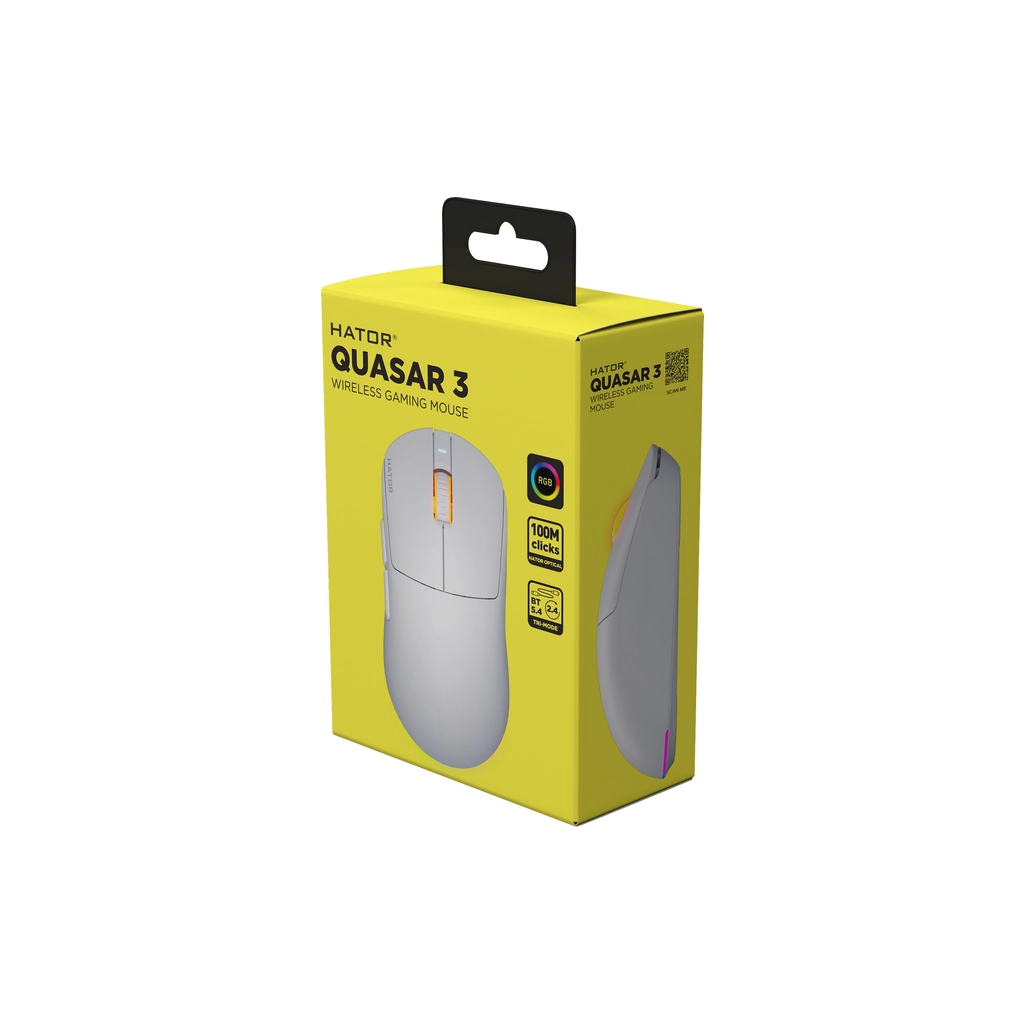 Мишка Hator Quasar 3 Wireless White (HTM731) - зображення 7