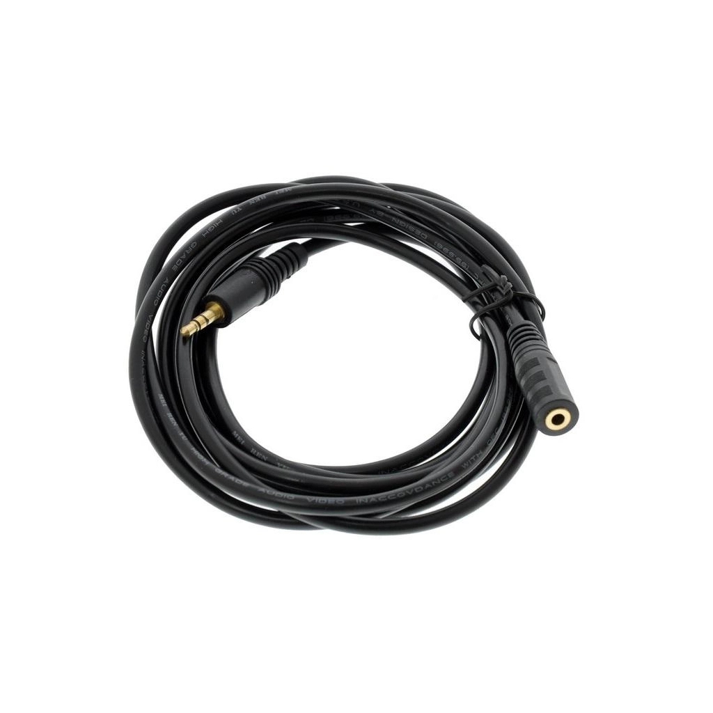 Кабель мультимедійний 3.5mm M to 3.5mm F 5.0m Value (B00344) - зображення 1