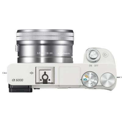 Цифровий фотоапарат Sony Alpha 6000 kit 16-50mm White (ILCE6000LW.CEC) - зображення 3