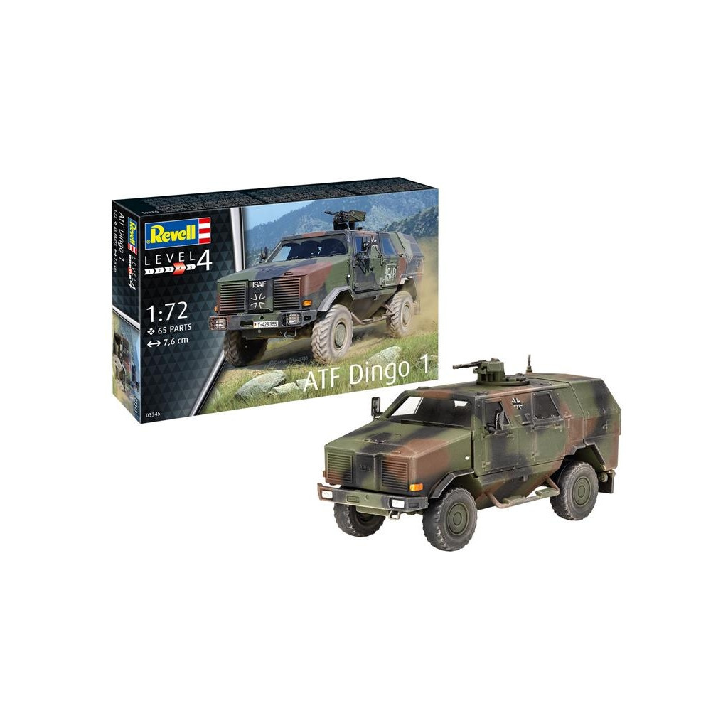 Збірна модель Revell Бронеавтомобіль ATF Dingo 1 рівень 4 масштаб 1:72 (RVL-03345) - зображення 2