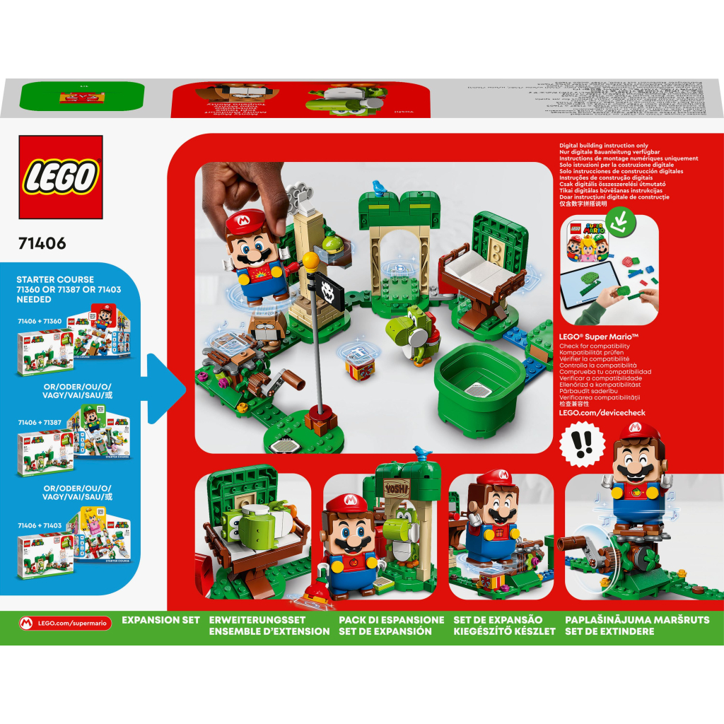 Конструктор LEGO Super Mario Додатковий набір «Будинок подарунків Йоші» (71406) - зображення 10