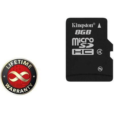Карта пам'яті Kingston 8Gb microSDHC class 4 (SDC4/8GBSP) - зображення 1