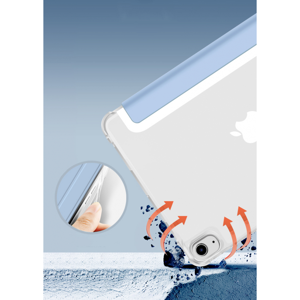 Чохол до планшета BeCover Soft Edge Pencil Apple iPad mini 6 2021 Light Blue (706807) - зображення 4
