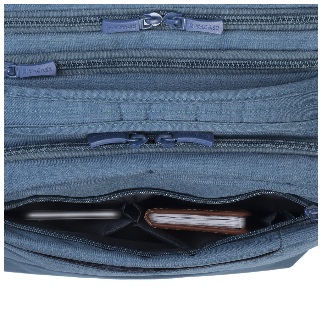 Рюкзак для ноутбука RivaCase 17.3" 8365 Blue (8365Blue) - изображение 9
