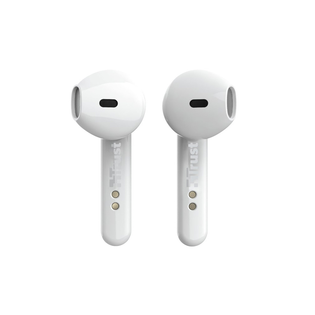 Навушники Trust Primo Touch True Wireless Mic White (23783) - зображення 2