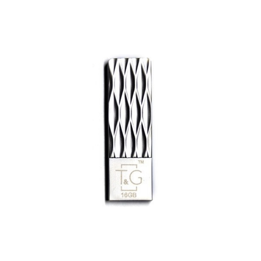 USB флеш накопичувач T&G 16GB 103 Metal Series Silver USB 2.0 (TG103-16G) - зображення 1