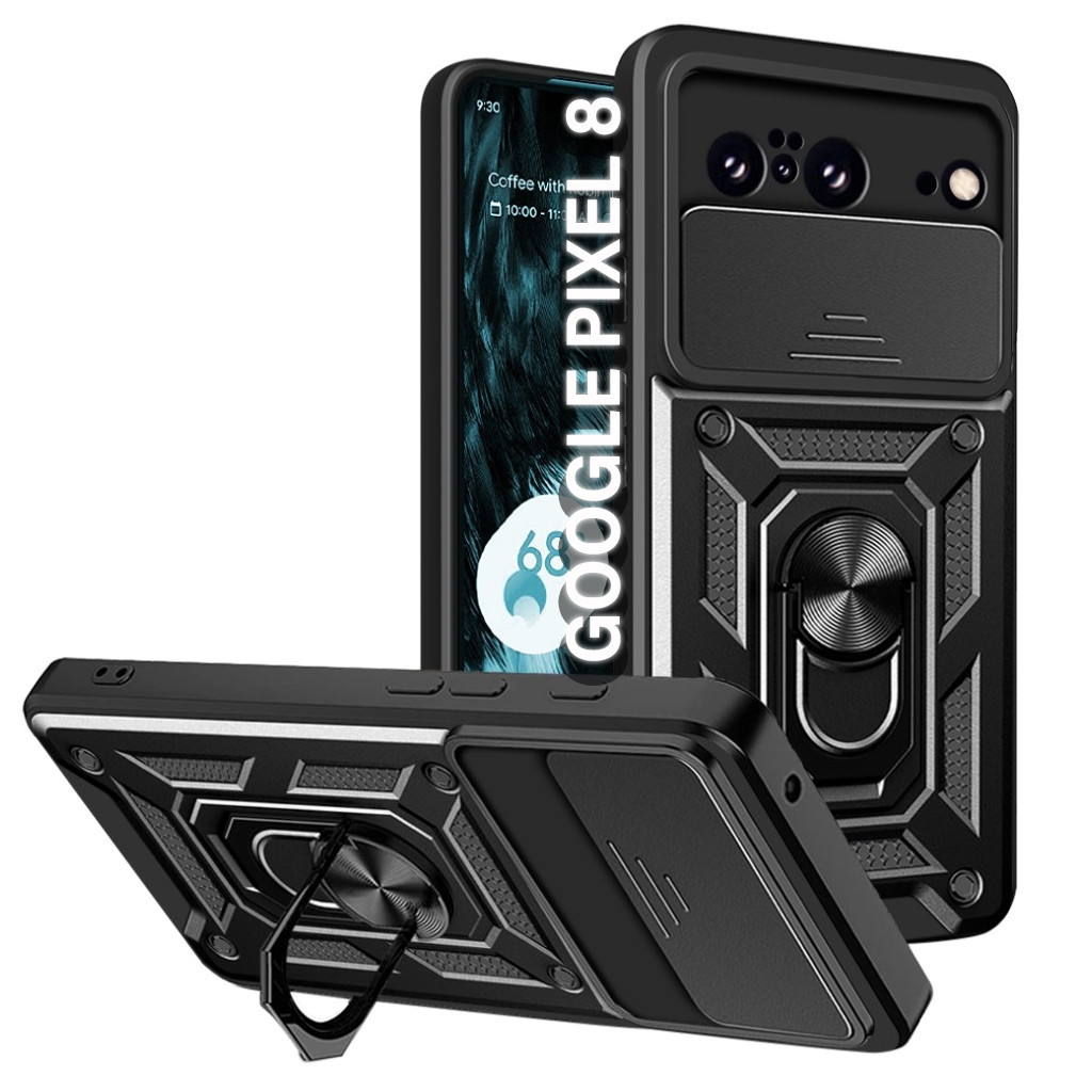 Чохол до мобільного телефона BeCover Military Google Pixel 8 Black (710663) - зображення 1