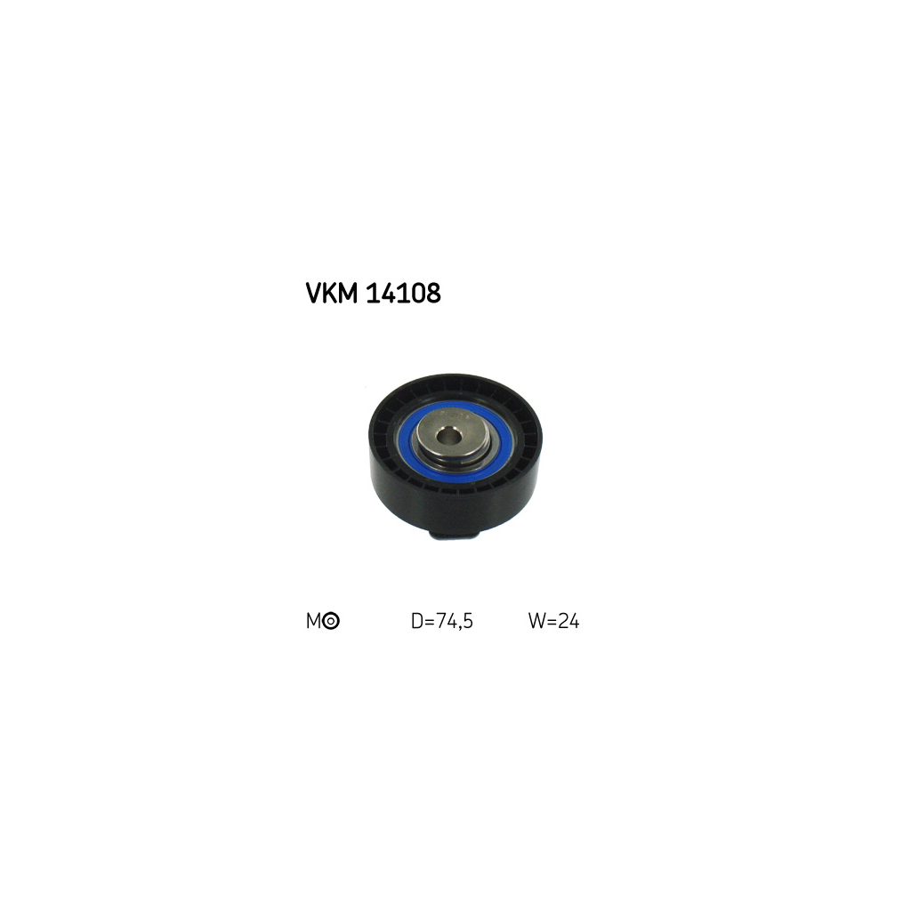 Ролик натягувача ременя SKF VKM 14108 - зображення 1