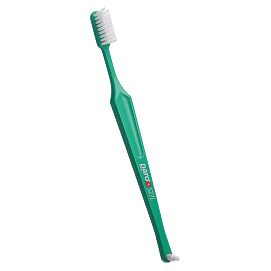 Зубна щітка Paro Swiss S27L м'яка зелена (7610458007396-green) - зображення 1